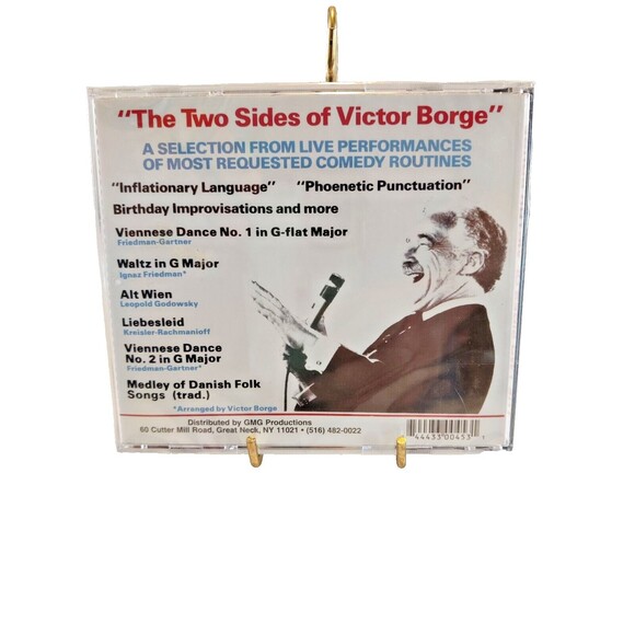 The Two Sides of Victor Borge by Victor Borge (CD, Nov-1998) New Front Cracked - Picture 2 of 4